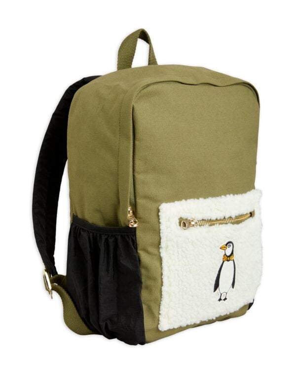 MINI RODINI - PENGUIN EMBROIDERED BACKPACK