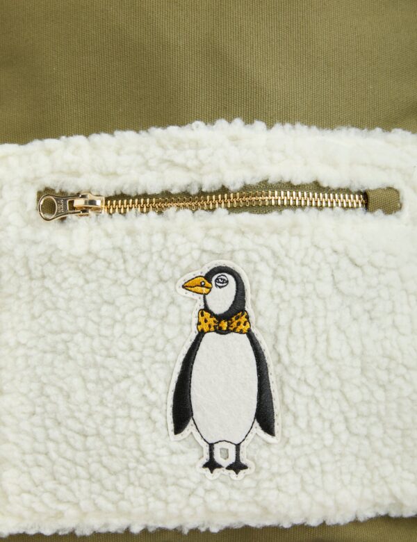 MINI RODINI - PENGUIN EMBROIDERED BACKPACK