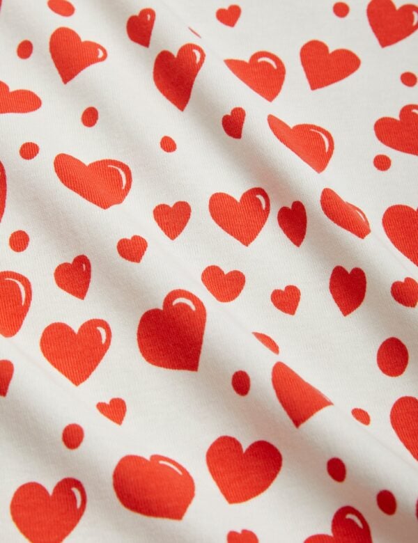 MINI RODINI - HEARTS LONG SLEEVE TURTLENECK MULTI