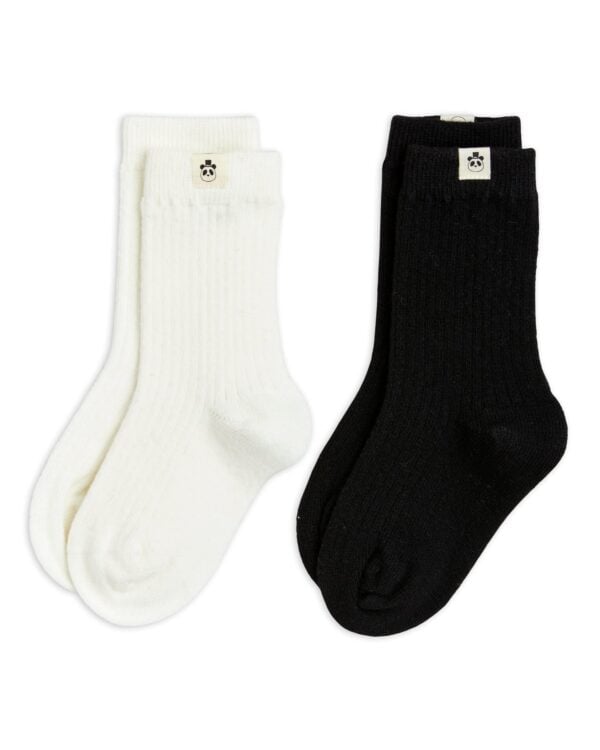 MINI RODINI - BASIC WOOL BLEND SOCKS 2-PACK