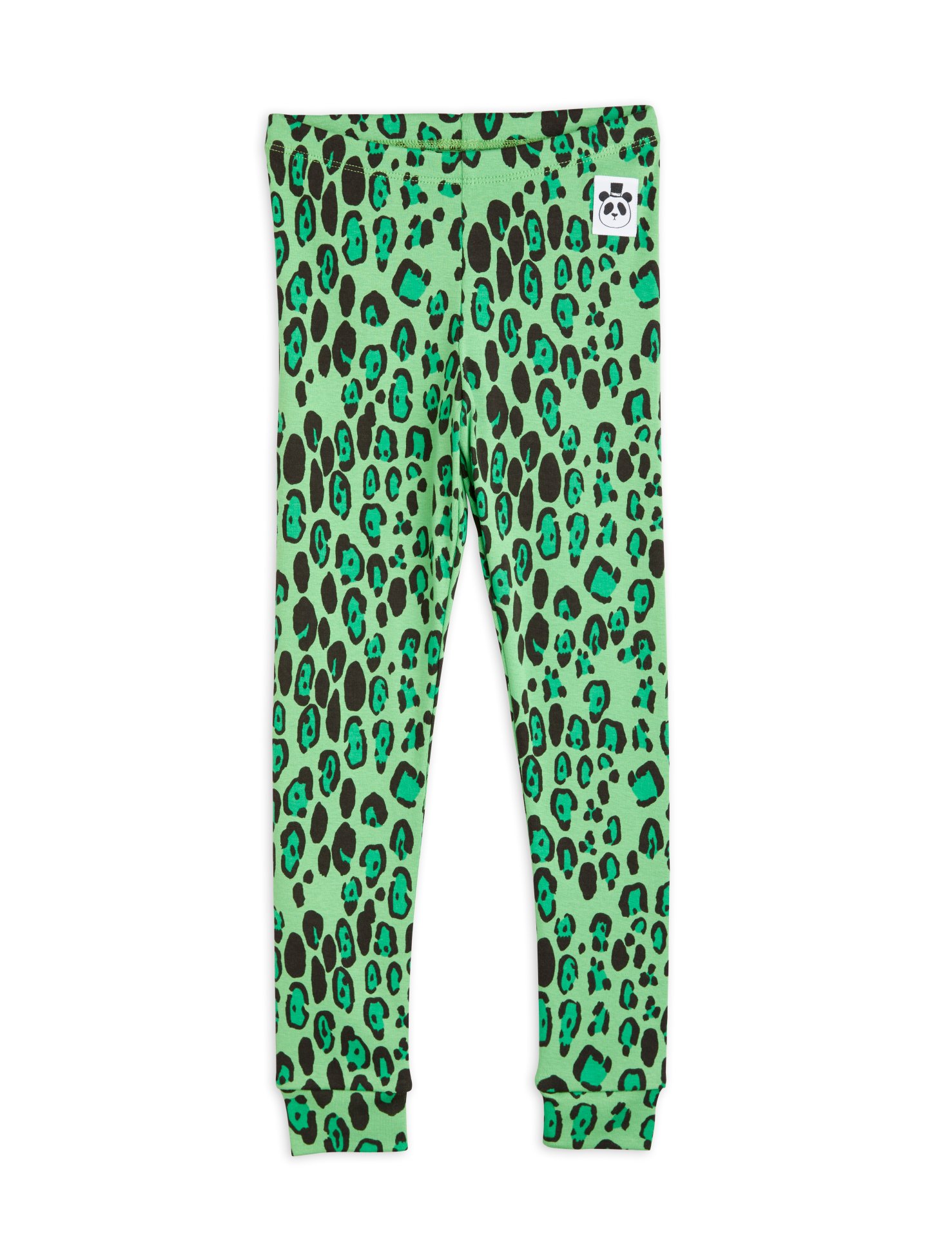 MINI RODINI - LEOPARD LEGGINGS GREEN