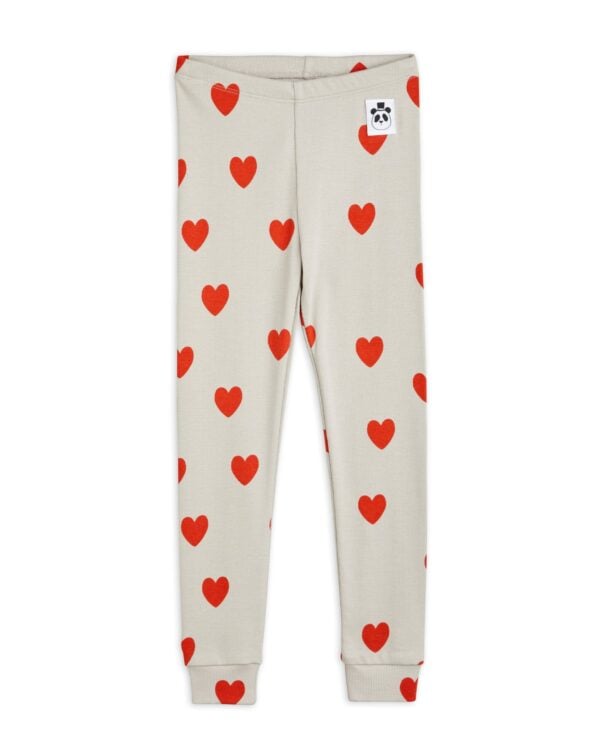 MINI RODINI - HEARTS LEGGINGS GREY