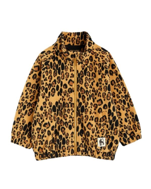 MINI RODINI - LEOPARD FLEECE JACKET