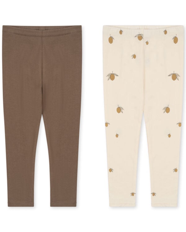 KONGES SLÖJD - BASIC 2-PACK LEGGINGS GOTS