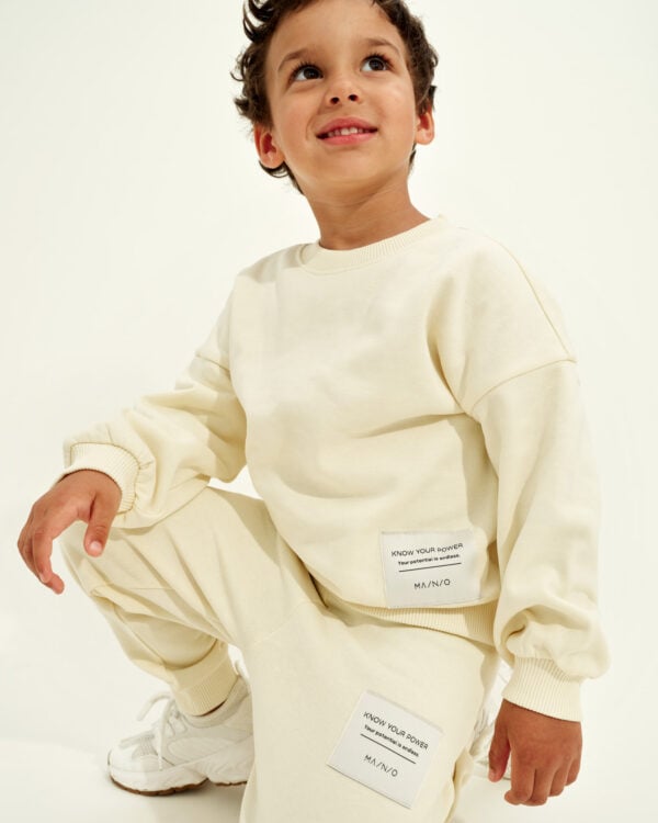 MAINIO - SUPERPOWER SWEATSHIRT PALE YELLOW