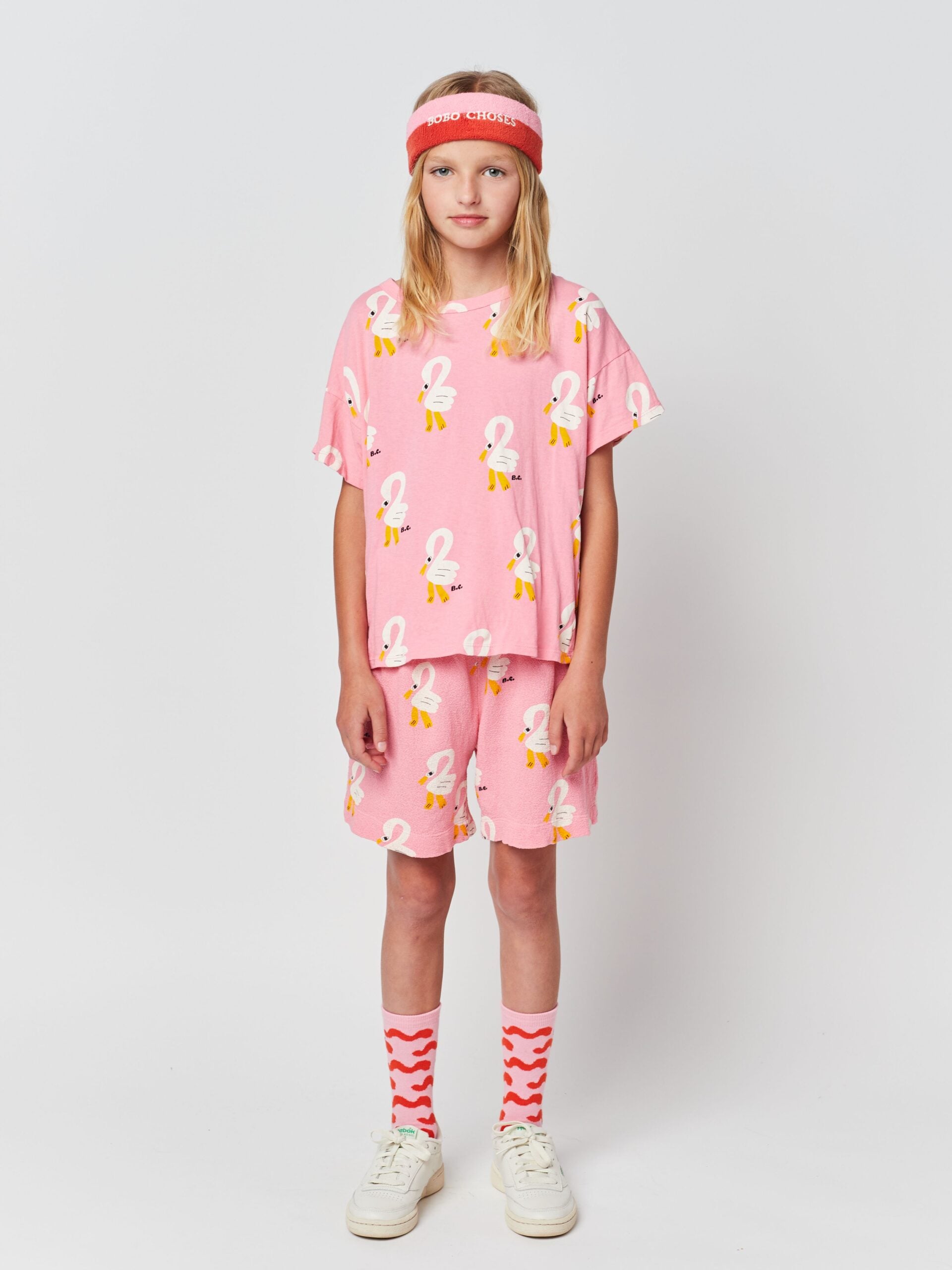 BOBO CHOSES - PELICAN ALL OVER BERMUDA SHORTS KID