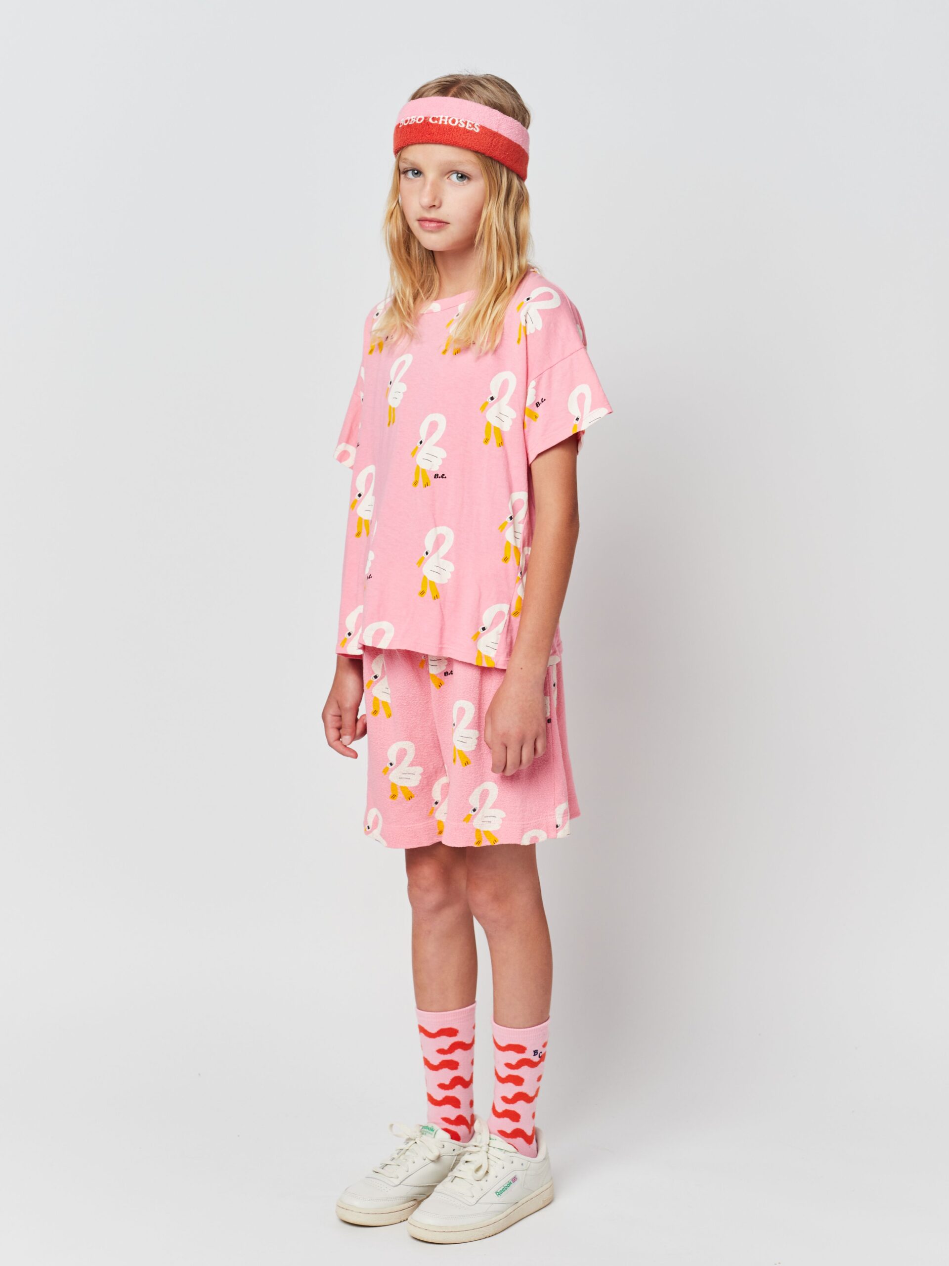 BOBO CHOSES - PELICAN ALL OVER BERMUDA SHORTS KID