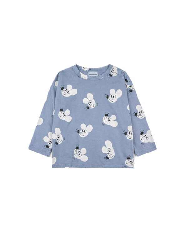 BOBO CHOSES - MOUSE ALL OVER LONG SLEEVE T-SHIRT BABY