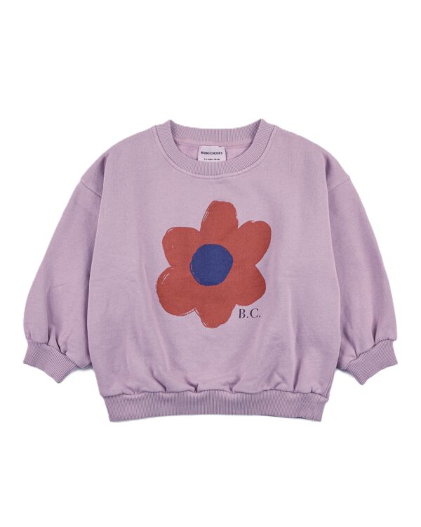 BOBO CHOSES - BIG FLOWER SWEATSHIRT KID