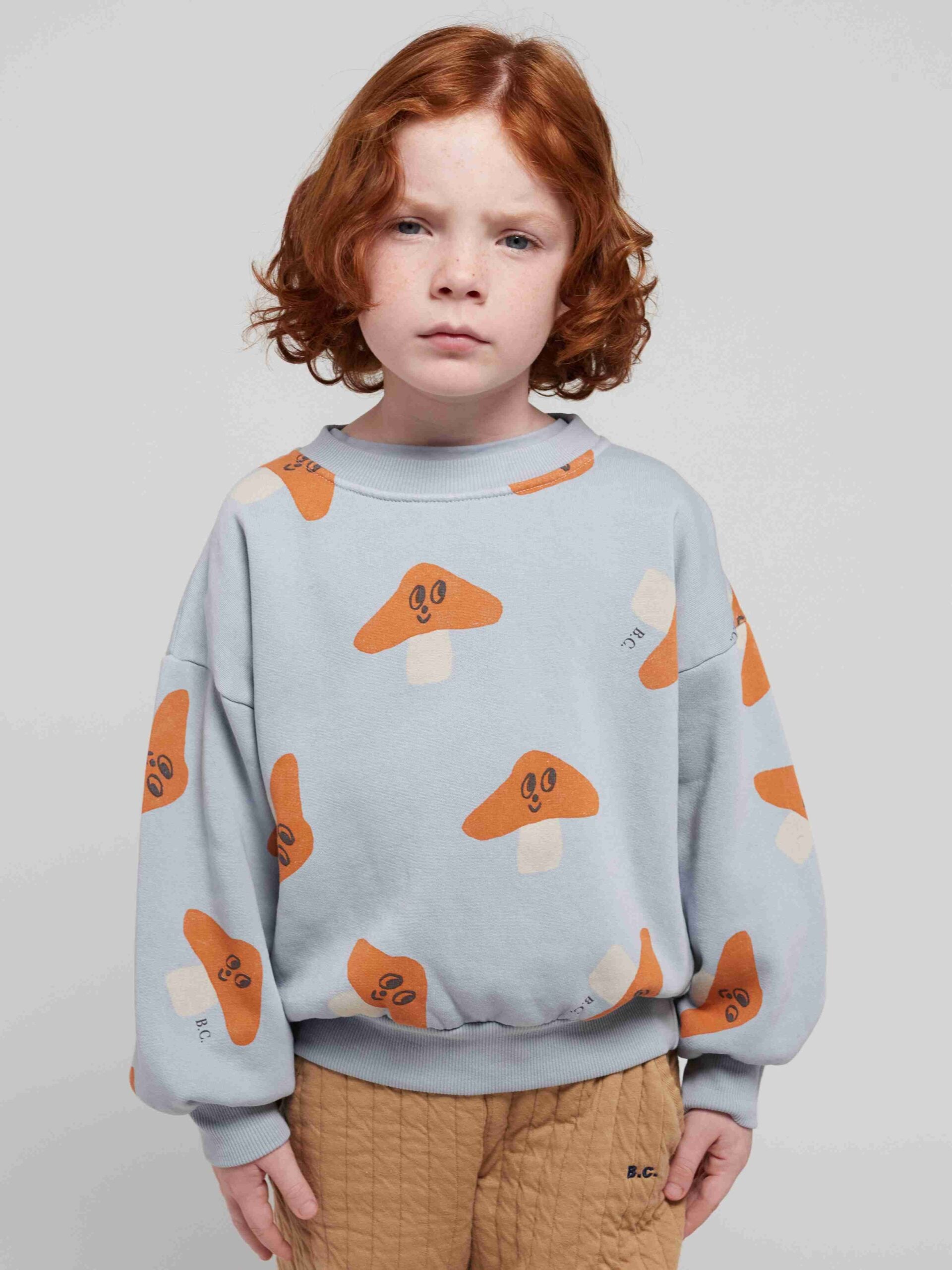 BOBO CHOSES - MR. MUSHROOM ALL OVER SWEATSHIRT KID